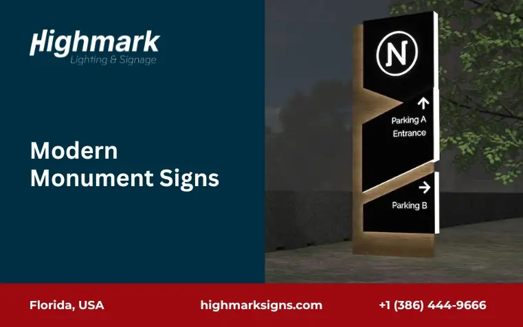 Modern Monument Signs in Florida