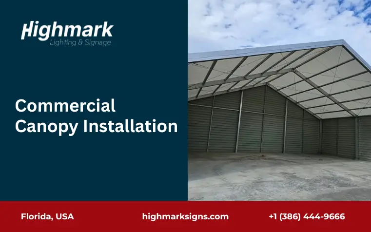 Commercial Canopy Installation