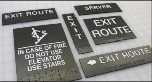 Custom ADA Braille Sign for Florida Commercial Buildings