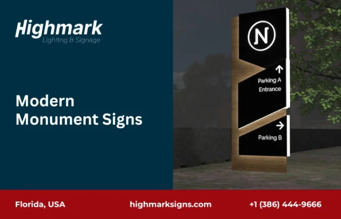 Modern Monument Signs