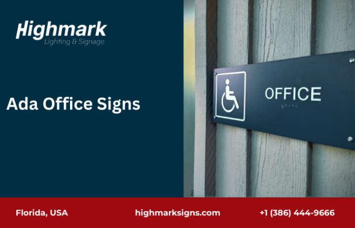 Ada Office Signs