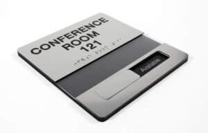 Office Door Signs with Braille