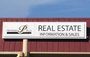 Custom formed sign face profile