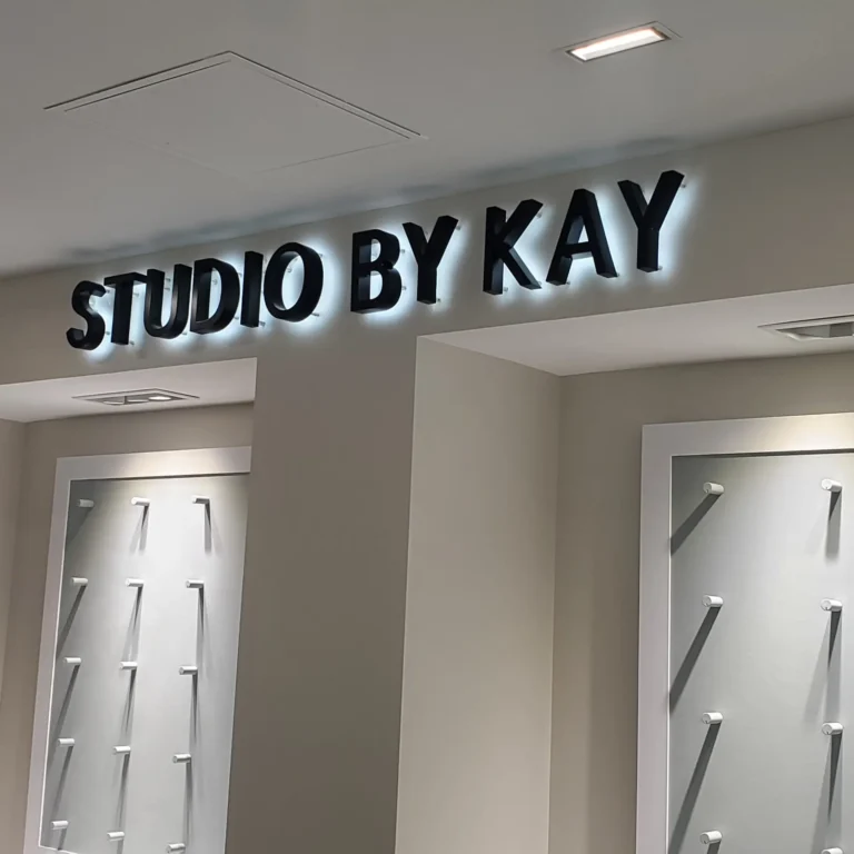 Kay Jewelers interior channel letter sign in Port Orange, FL