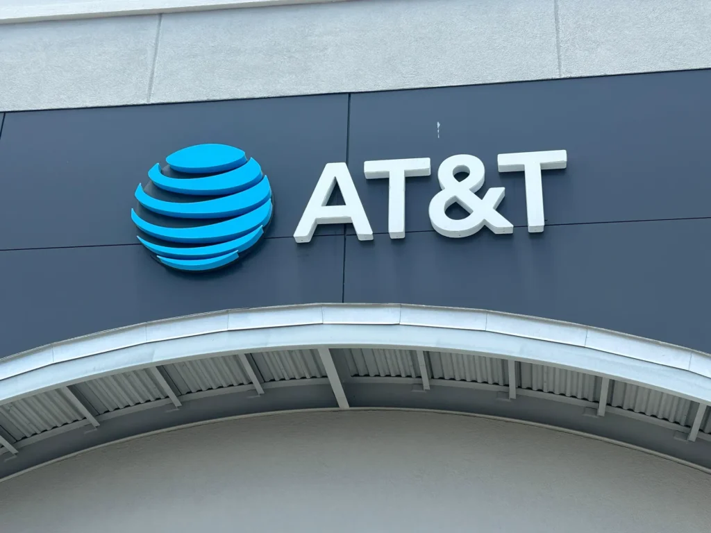 ATT CBRE channel letter sign in Jacksonville, FL