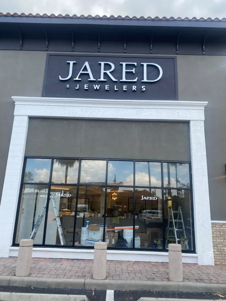 Jareds wall sign in Altamonte, FL